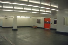 Fertiggestellte Verarbeitungshalle