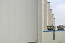 Tiefkühllager mit Brandwand