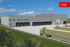Bauantragsverfahren für ein Logistikzentrum-Ansicht 1